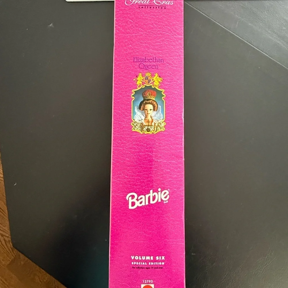 Barbie Elizabethan Queen Renaissance Doll Red and Gold Gown NRFB